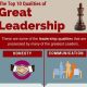 THE TOP 10 QUALITIES OF Great Leadership